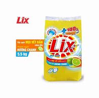 Bột Giặt Lix 5.5Kg Hương Chanh