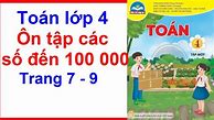 Toán Lớp 4 Sách Chân Trời Sáng Tạo