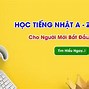 Web Học Tiếng Nhật Cho Người Mới Bắt Đầu